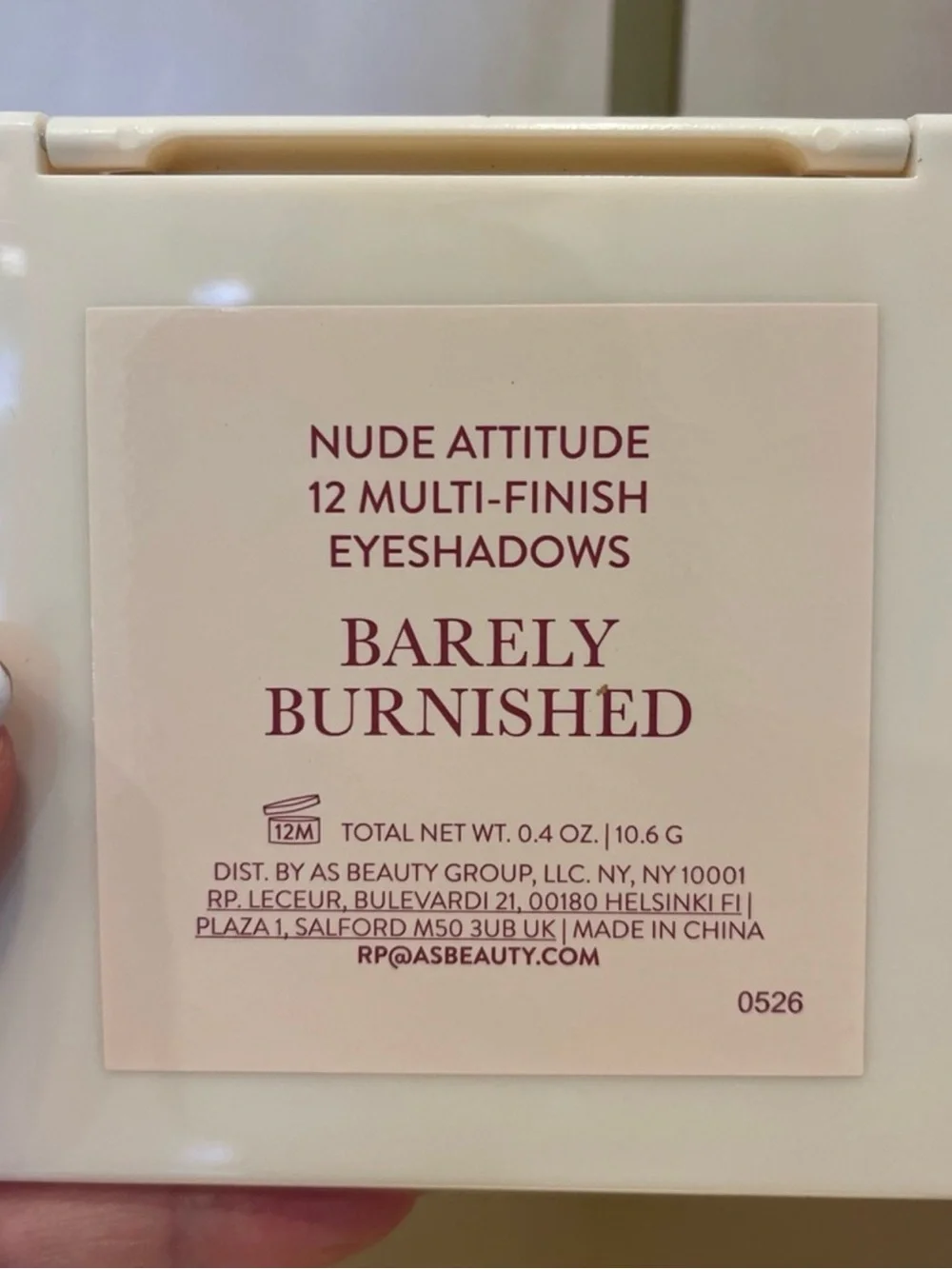 LAURA GELLER Nude Attitude Barely Burnished 12-Color Eyeshadow Palette